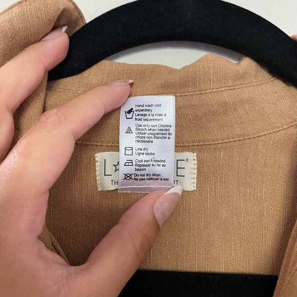 L Space Linen Cotton Blend Tier Newport Dress sz Small - Picture 6 of 8